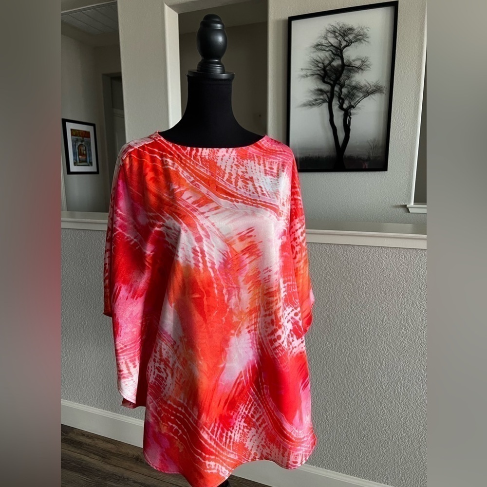 CHICO’S PONCHO STYLE BLOUSE - S/M